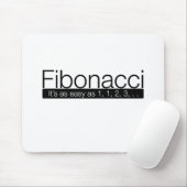 Fibonacci - es ist so einfach wie 1, 2, 3. mousepad (Mit Mouse)