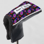 Fibonacci "Fish Black" von Kenneth Yoncich Golf Headcover (3/4 Vorderseite)