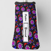Fibonacci "Fish Black" von Kenneth Yoncich Golf Headcover (Rotieren 90)