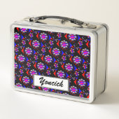 Fibonacci "Fish Black" von Kenneth Yoncich Metall Lunch Box (Rückseite)