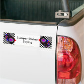 Fibonacci "Fish Schachbrett Black" von Kenneth Yon Autoaufkleber (Auf Lkw)
