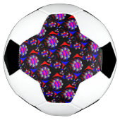 Fibonacci "Fish Schachbrett Black" von Kenneth Yon Fußball (Gedreht)