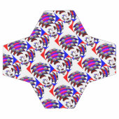 Fibonacci "Fish Schachbrett" von Kenneth Yoncich Fußball (Flach)