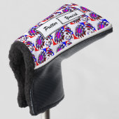 Fibonacci "Fish" von Kenneth Yoncich Golf Headcover (3/4 Vorderseite)
