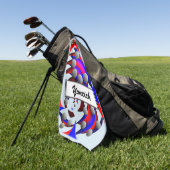 Fibonacci "Fish" von Kenneth Yoncich Golfhandtuch (Gras)