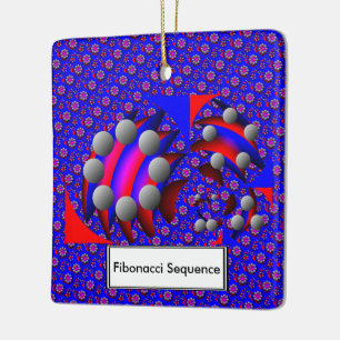 Fibonacci "Fish" von Kenneth Yoncich Keramikornament