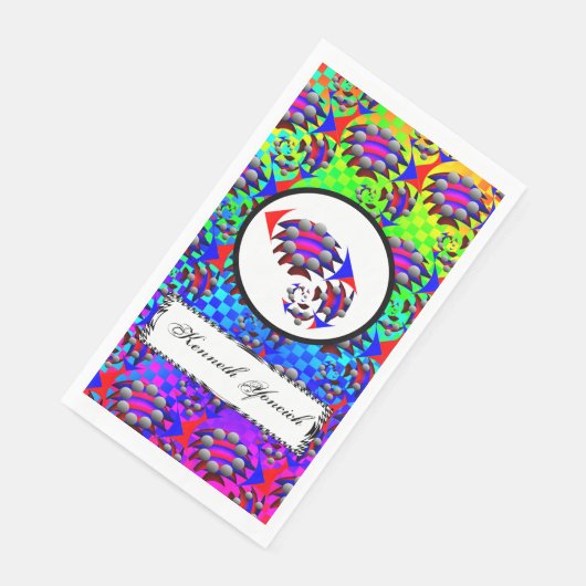 Fibonacci "Fish" von Kenneth Yoncich Serviette (Ecke)