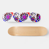 Fibonacci "Fish" von Kenneth Yoncich Skateboard (Horizontal)