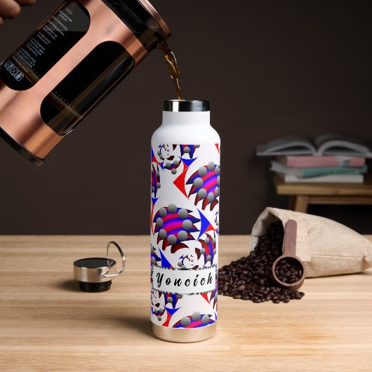 Fibonacci "Fish" von Kenneth Yoncich Trinkflasche (Kaffee)