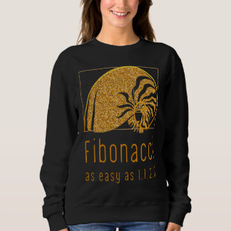 Fibonacci-Folge & Goldener Schnitt Natur Nautilus Sweatshirt