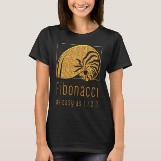 Fibonacci-Folge & Goldener Schnitt Natur Nautilus T-Shirt