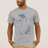 Fibonacci Frischwasser-Bug-Spirale T-Shirt (Vorderseite)