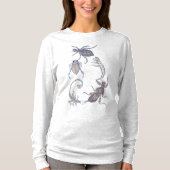 Fibonacci Frischwasser-Bug-Spirale T-Shirt (Vorderseite)