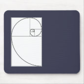 Fibonacci gewundenes mousepad (Vorne)