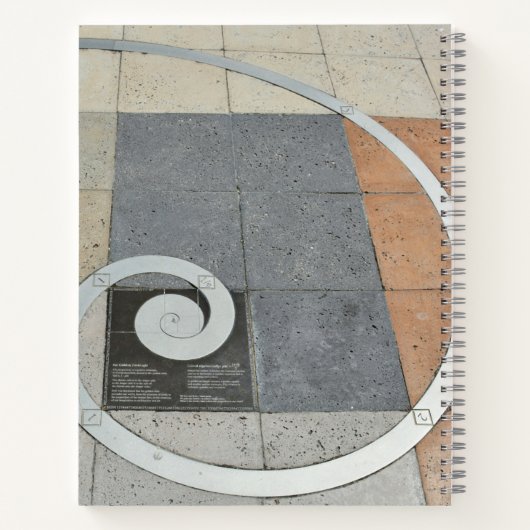 Fibonacci Golden Ästhetisch angenehm Notizblock (Rückseite)