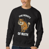 Fibonacci Golden Ratio Dog For Math Sweatshirt (Vorderseite)