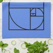 Fibonacci golden ratio - einzigartige mathematisch geschirrtuch (Gefaltet)