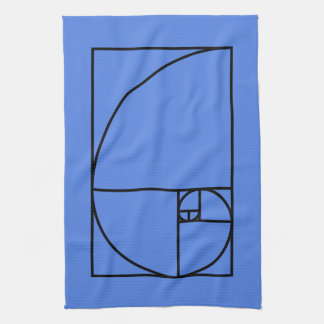 Fibonacci golden ratio - einzigartige mathematisch geschirrtuch
