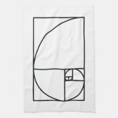 Fibonacci golden ratio - einzigartige mathematisch geschirrtuch (Vertikal)