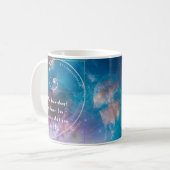 Fibonacci golden ratio unendliche Universum Qualle Kaffeetasse (Vorderseite Links)