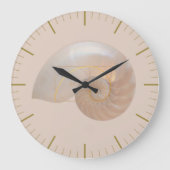 Fibonacci Golden Ration Kulturelle Sehenswürdigkei Große Wanduhr (Vorderseite)