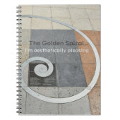 Fibonacci Golden Spiral Notizblock (Vorderseite)