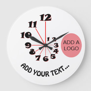 Fibonacci Große Wanduhr