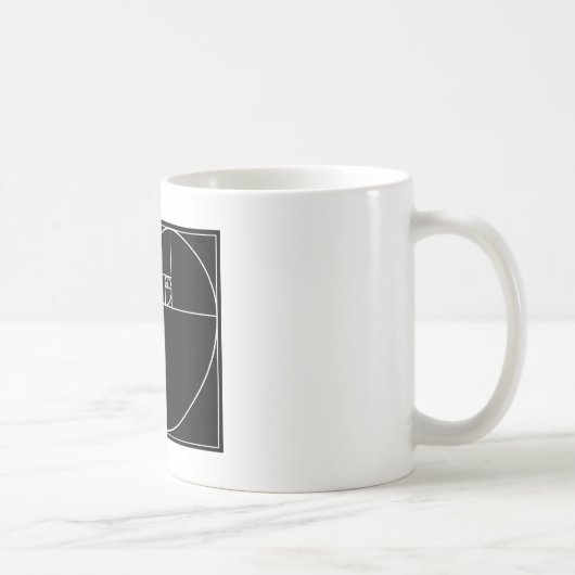 Fibonacci-Herz Kaffeetasse (Rechts)