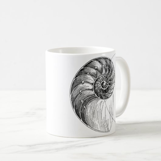 Fibonacci Kaffeetasse (VorderseiteRechts)