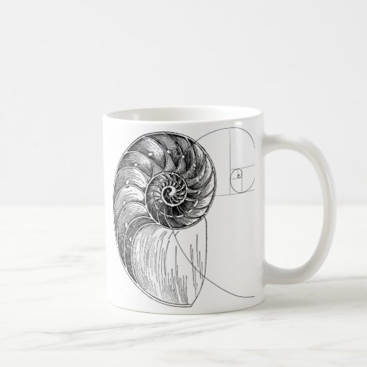 Fibonacci Kaffeetasse (Rechts)