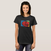 Fibonacci-Katze oder Goldener Schnitt und Spirale  T-Shirt (Vorne ganz)