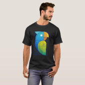 Fibonacci Papagei 1 T-Shirt (Vorne ganz)