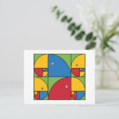 Fibonacci Parrots Postkarte (Stehend Vorderseite)