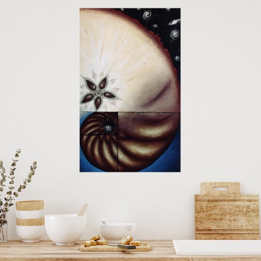 Fibonacci Poster (Küche)