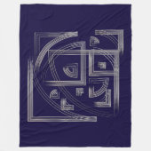 Fibonacci-Puzzle Fleecedecke (Vorderseite)