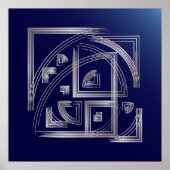 Fibonacci-Puzzle Poster (Vorne)