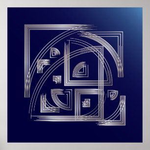 Fibonacci-Puzzle Poster