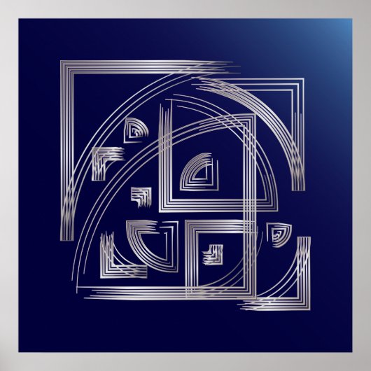 Fibonacci-Puzzle Poster (Vorne)