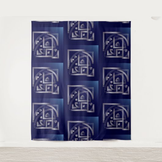 Fibonacci-Puzzle Wandteppich (Vorderseite)