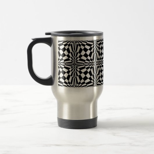 Fibonacci-Quadrat-Reise-Tasse Reisebecher (Links)