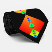 Fibonacci-Quadrate Krawatte (Gerollt)