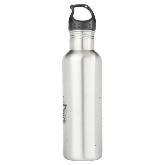 Fibonacci-Rebe Edelstahlflasche (Rückseite)