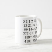 Fibonacci-Reihenfolgen-Tassen-kundenspezifisches Kaffeetasse (VorderseiteRechts)