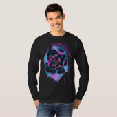 Fibonacci Sequence Flower Vaporwave Aesthetics T-Shirt (Vorne ganz)
