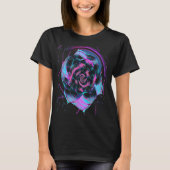 Fibonacci Sequence Flower Vaporwave Aesthetics T-Shirt (Vorderseite)
