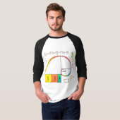 Fibonacci Sequence & Golden Ratio Math T - Shirt (Vorne ganz)