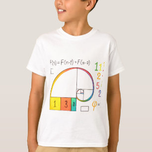 Fibonacci Sequence & Golden Ratio Math T - Shirt