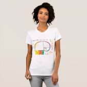 Fibonacci Sequence & Golden Ratio Math T - Shirt (Vorne ganz)