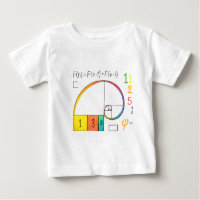 Fibonacci Sequence & Golden Ratio Math T - Shirt