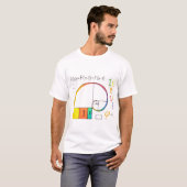 Fibonacci Sequence & Golden Ratio Math T - Shirt (Vorne ganz)
